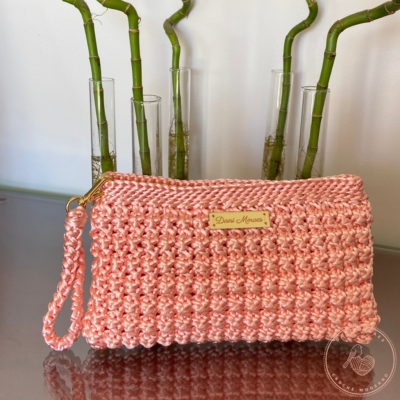 Clutch Gardênia Rosa