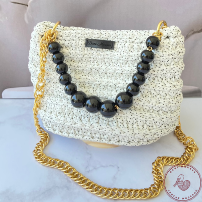 Bolsa Maldivas Poá Branco